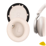Geekria Replacement Ear Pads Compatible with Anker Soundcore Space One Headphones Ear Cushions, Repair Parts (Latte Cream)