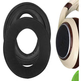 Geekria Comfort Laminated Fabric Replacement Ear Pads for Sennheiser HD505, HD515, HD555, HD518, HD558, HD559, HD569, HD579, HD589 Headphones Ear Cushions, Headset Earpads (Black)