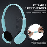 Geekria 24 Pack Wired Headphones for Classroom Adjustable On-Ear Headphones, Kids Headphones Wholesale Children On-Ear Headset for Schools, Student, Libraries, Computer Lab, Bulk Pack