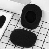Geekria Comfort Foam Ear Pads Compatible with BlueParrott B350-XT (204260) Headphones, Replacement Cushions with Mic Windscreen Cover (Black)