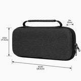 Geekria Hard Shell Travel Carrying Case, Compatible with Teenage Engineering OP-Z Portable Sequencer, Synthesizer, Drum Machine Bag (Dark Gray)