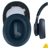 Geekria QuickFit Replacement Ear Pads for JBL Live 650 BTNC, Lifestyle E65BTNC, Duet NC, Live 660 NC Ear Cushions, Repair Parts (Blue)