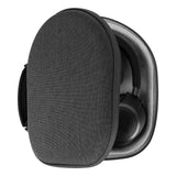 Geekria Shield Headphones Case Compatible with JBL Tune 760NC/750BTNC, Live 770NC, Replacement Hard Shell Travel Carrying Bag with Cable Storage (Dark Grey)