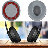 Geekria QuickFit Replacement Ear Pads for Beats Solo 3 (A1796), Solo 3.0 Wireless On-Ear Headphones Ear Cushions, Headset Earpads, Ear Cups Cover Repair Parts (Grey)