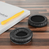 Geekria QuickFit Replacement Ear Pads for Sennheiser PX200 PX100 PX200-II PX100-II PXC300 PXC150 PXC250 PC130 PC131 Headphones Ear Cushions, Headset Earpads, Ear Cups Cover Repair Parts (Black)