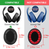 Geekria QuickFit Replacement Ear Pads for JBL Everest Elite 700, V700NXT Headphones Ear Cushions, Repair Parts (Black)