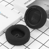 Geekria Comfort Mesh Fabric Replacement Ear Pads for Microsoft Surface GEN I / GEN II Headphones Ear Cushions, Repair Parts (Black)