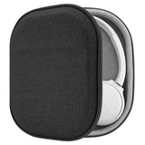 Geekria Shield Headphones Case Compatible with Sony WH-CH520, WH-CH510, WH-CH500, Replacement Hard Shell Travel Carrying Bag with Cable Storage (Dark Grey)