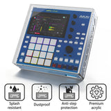 Geekria Music Production Center Acrylic Protective Case / Dust Cover, Compatible with Akai Professional MPC One G2, Magnetic Opening and Closing Design (Transparent)