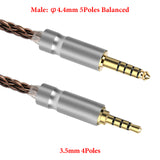 Geekria Apollo 6NOCC Copper Upgrade Audio Cable Compatible with Sony WH-1000XM6/1000XM5/1000XM4, 4.4mm to 3.5mm Replacement Headphones Cord (9.8ft / 3m)