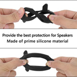 Geekria Silicone Speaker Case Cover, Compatible with HUAWEI Sound Joy Case, Protective Waterproof Soft Skin, Replacement Bluetooth Speakers Travel Carrying Case (Black)