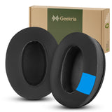 Geekria Sport Extra Thick Cooling-Gel Replacement Ear Pads for Audio-Technica ATH-M50X, M50xBT, M50, M50xBT2, ATH-M40X, M30, M20, M10 Headphones Ear Cushions, Repair Parts (Black)