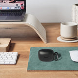 Geekria Silicone Case Cover Compatible with JBL TUNE BEAM True Wireless Earbuds (Not Fit TUNE BEAM 2), Protective Earphones Skin Cover with Keychain Hook, Charging Port Accessible (Black)