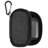 Geekria Earbuds Carrying Pouch Compatible with Bowers&Wilkins Pi8, Pi7 S2, Pi5 S2, Replacement Protective Travel Case with Cable Storage, Portable Earphones Organizer Bag (Dark Grey)