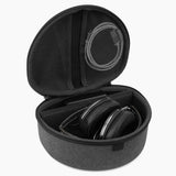 Geekria Shield Headphones Case Compatible with Sennheiser HD 450BT/400S, MOMENTUM 3/2, Replacement Hard Shell Travel Carrying Bag with Cable Storage (Dark Grey)
