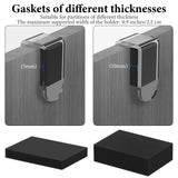 Geekria Acrylic Cubicle Wall Hooks for Headphones, Headphone Hook Holder, Headsets Hanger Compatible with Bose, SONY, Sennheiser, ATH, AKG, JBL General Purpose Game Earphone (2 Pack / Clear)