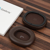Geekria Elite Sheepskin Replacement Ear Pads for Bang & Olufsen Beoplay H95 (1266100) Headphones Ear Cushions, Repair Parts (Chestnut)