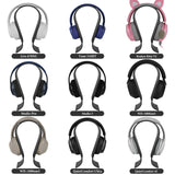 Geekria Acrylic Omega Headphone Stand for On-Ear, Over-Ear Headphones, Gaming Headset Stand, Desk Display Hanger Compatible with Sony WH-1000XM6, WH-1000XM5, Beats Solo 4, Studio Pro (Black)
