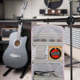 Geekria Portable Guitar Accessories Storage Bag, Foldable Easy Access Pockets Case, Picks Parts Holder Bag (Pink Marble)