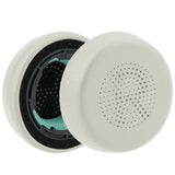 Geekria QuickFit Replacement Ear Pads Compatible with JLab Go Lux ANC Wireless Headphones, Ear Cushions, Repair Parts (Cloud White)