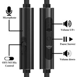 Geekria Audio Cable with Mic Compatible with COWIN E7 E8, Anker Soundcore Space One Headphones Cable, 3.5mm to 3.5mm Braided Nylon Replacement Cord with Inline Microphone (4ft / 1.2m)