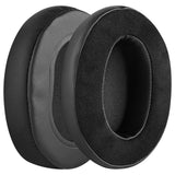 Geekria Comfort Hybrid Velour Replacement Ear Pads for Audio-Technica ATH-M50X, M50xBT2, M50S, M50cwh, M45, M30X, M20X Headphones Ear Cushions, Repair Parts (Black)