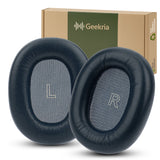 Geekria Elite Sheepskin Replacement Ear Pads for Bang & Olufsen Beoplay H95 (1266100) Headphones Ear Cushions, Repair Parts (Blue)