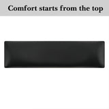 Geekria Protein Leather Headband Pad for SONY MDR-100AAP Headphones (Not Compatible with SONY MDR-100ABN), Replacement Band Repair Part (Black)