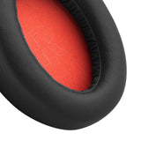 Geekria Replacement Ear Pads Compatible with Anker Soundcore Life Q10, Q10, Life 2 NEO BT Headphones, Ear Cushions (Black / Red)