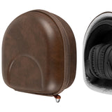 Geekria Shield Headphones Case Compatible with Marshall Major II/III/IV/V, Mid ANC, Replacement Hard Shell Travel Carrying Bag with Cable Storage (Brown)