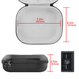Geekria Shield Headphones Case Compatible with Sennheiser PXC 550-II Wireless, EPOS ADAPT 660 Replacement Hard Shell Travel Carrying Bag with Cable Storage (Black)