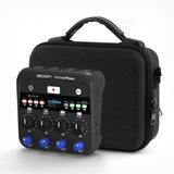 Geekria Hard Shell Travel Case Compatible with Zoom PodTrak P4next, Audio Mixer Carrying Bag (Dark Gray)