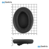 Geekria Elite Sheepskin Replacement Ear Pads for Sony WH-1000XM4 Headphones Ear Cushions, Repair Parts (Black)