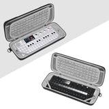 Geekria Hard Shell Travel Case Compatible with Teenage Engineering OP-1 Field/ OP-1/ OP-XY Portable Synthesizer, Audio Sampler Carrying Bag (Dark Gray)
