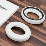 Geekria Replacement Ear Pads for BOSE QuietComfort Ultra/ UltraII (2nd Gen) Headphones Ear Cushions, Repair Parts (White)