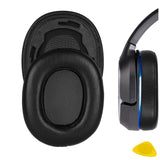 Geekria QuickFit Ear Pads for Turtle Beach Stealth Elite 800 Headphones Ear Cushions, Headset Earpads, Ear Cups Cover Repair Parts (Black)