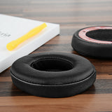Geekria Replacement Ear Pads Compatible with Beats Solo 2 Wired (B0518) Headphones Ear Cushions, Repair Parts (Black)