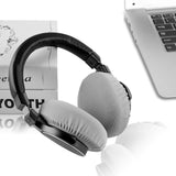 GEEKRIA 2 Pairs Medium Flex Fabric Washable Headphone Covers