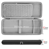Geekria 75% Keyboard and Mouse Case, Portable Hard Shell Travel Bag for 84 Keys Computer Mechanical Gaming Keyboard, Compatible with Logitech MX Mechanical Mini, Keychron K3 Version 2