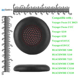Geekria QuickFit Replacement Ear Pads for Plantronics Voyager Focus UC B825/2UC, Voyager 4210/4220/4310UC/4320UC, Blackwire 5200/C5200/5210/C5210/C5220/7225, Backbeat Sense Headphones