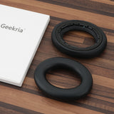 Geekria Replacement Ear Pads for Sennheiser Accentum/Accentum Plus Wireless Headphones Ear Cushions, Headset Earpads, Ear Cups Cover Repair Parts (Black)