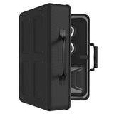 Geekria Shield Case Compatible with PlayStation 5 Console Dual Controller, Replacement Protective Hard Shell Travel Carrying Bag (Black)