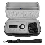 Geekria Hard Shell Travel Case Compatible with Universal Audio Apollo Solo/USB, Audio Mixer Carrying Bag (Dark Gray)