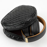 Geekria NOVA Headphones Pouch Compatible with Beats Studio Pro/3, Solo Pro/4 and More Headset, Replacement Protective Travel Carrying Bag with Cable Storage (Black)
