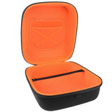 Geekria Shield Headphones Case Compatible with HiFiMAN SHANGRI-LA jr, Deva-Pro, DEVA, Sundara-C, Sundara, Arya, Ananda Case, Replacement Hard Shell Travel Carrying Bag with Cable Storage (Black)