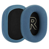 Geekria Comfort Velour Replacement Ear Pads for Logitech G Pro/ProX/ProX League of Legends Edition/Pro X2 Headphones Ear Cushions, Repair Parts (Blue)