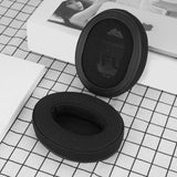 Geekria Comfort Extra Thick Mesh Fabric Replacement Ear Pads for Sony MDR-7506, MDR-V6, MDR-CD900ST Headphones Ear Cushions, Repair Parts (Black)