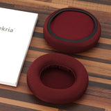 Geekria Comfort Mesh Fabric Replacement Ear Pads for SteelSeries Arctis Nova Pro Wired/ Nova1/ 1P/ 1X/ Nova3/ 3P/ 3X/ Nova4/ 4P/ Nova5/ 5P/ 5X/ Nova7/ 7P/ 7X Headphones Ear Cushions (Red)