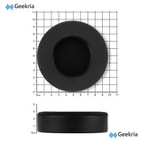 Geekria Sport Cooling-Gel Replacement Ear Pads for Corsair Virtuoso PRO Wired (CA-9011370-NA) Headphones Ear Cushions, Repair Parts (Black)