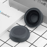 Geekria Replacement Ear Pads for Logitech Zone Wireless/Plus/900 Headset (Do Not Fit Zone Wired/750/Wireless 2) Headphones Ear Cushions (Titanium)